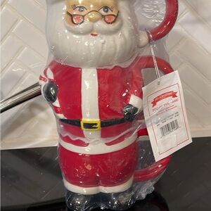 Mr Christmas Santa Mug Set - Red and White